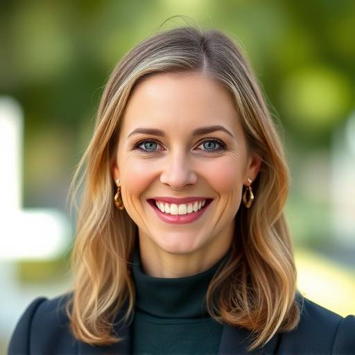 Freundliches Portrait von Frau Dr. Erika Muster, Leiterin des Interviewtrainings